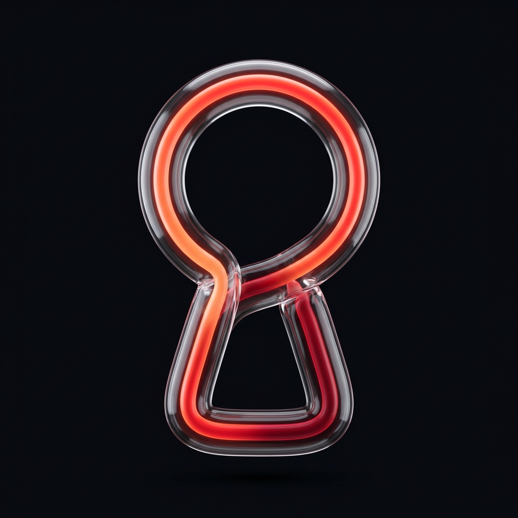 Cryptographic Keyhole Emblem